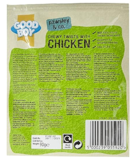 Good Boy Chewy Twists with Chicken - 90g