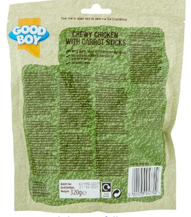 Good Boy Chicken with Carrot Sticks - 320g